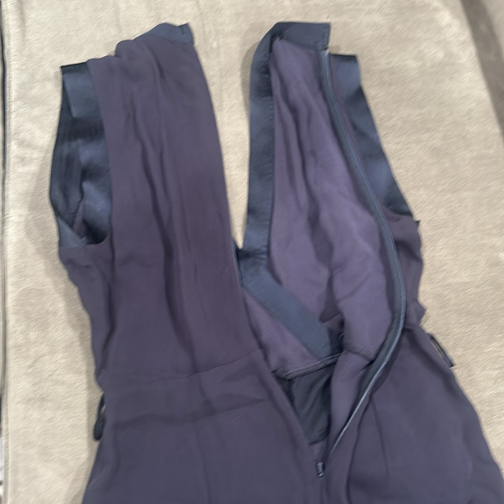 Sleeveless Black V-Neck Jumpsuit - Picture 8 of 8